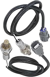 1 Pair Downstream Rear Left and Right Side Oxygen Sensors Replacement for Toyota 2003 2002 2001 Highlander 2.4L,Rav4 2L,Replaces#234-4048 213-3037 OS1729 15269 75-2417 ES20086,Set of 2pcs