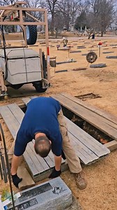 13K views · 168 reactions | Setting Over an actively caving grave....