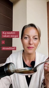 70K views · 811 reactions | Ką naudoti vakare miegui + skrandžiui?...