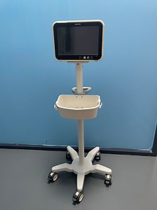[Hot Item] Hospital Trolley Fixed Height Rolling Stand--for Patient Monitor