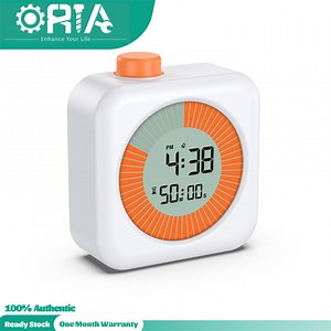 ORIA Digital Visual Timer 60-Minute Countdown Timer for Kids and Adults, Time Management Tool with Timer Hour Clock Alarm Three Function for Home Kitchen School Classroom Office | Lazada.co.th