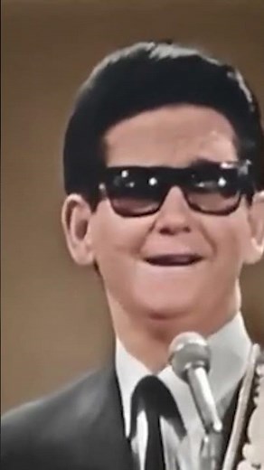 Roy Orbison Colorized "Oh, Pretty Woman" on The Ed Sullivan Show 1964 - PART 1 #shorts