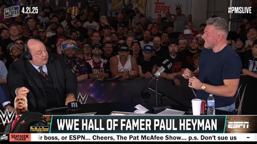 10K views · 142 reactions | Paul Heyman roasted Pat McAfee for how he smokes weed & then said Pat went off on Stephen A. Smith. | Pro Wrestling Unlimited | Facebook