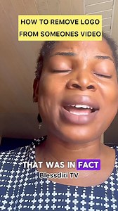 4.3K views · 136 reactions | HOW TO REMOVE LOGO FROM SOMEONES VIDEO | Blessdiri TV Backup | Facebook