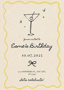 Neutral, Grown-up, Editable Invitations for All Occasions - Etsy Canada