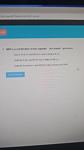 QAPI is a combination of two separate -- but related - processe... | Filo