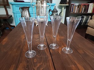 Cristal D’arques Fluted Champagne Flutes – Vintage French Crystal (set of 4) - Etsy Australia