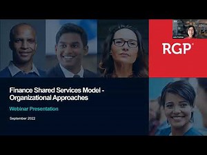 RGP: Finance Shared Services Models - Organizational Approaches