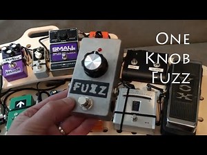 3PDT One Knob Fuzz DIY pedal Kit