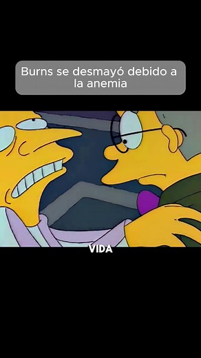 Bart le dona sangre al Señor Burns - escena de Los Simpson