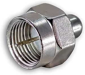 SatelliteSale Universal F-Type 75 Ohm Coaxial Terminator 5-2050 Mhz (Pack of 5)