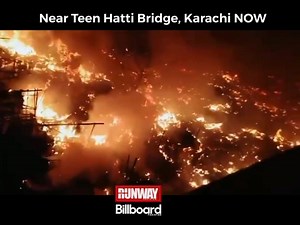 30K views · 193 reactions | BREAKING NEWS: Fire breaks out in the slums located at Teen Hatti  #teenhatti #fire #karachi #fire #karachinow #runwaypakistan | RUNWAY PAKISTAN | Facebook