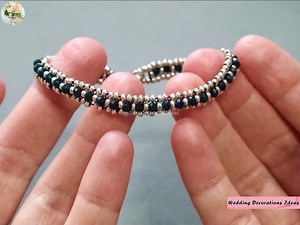 33K views · 1.7K reactions | How to Make Elegant Beaded Bridal Bracelet | Wedding Decoration Ideas | Facebook
