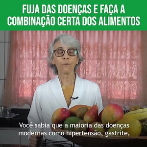 Você sabia que a origem de vários problemas de saúde vem da combinação errada dos alimentos? Eu estou comprometida a ajudar você a conquistar uma saúde de ferro, sem remédios e com mais vitalidade. Já ajudei milhares de alunos a passarem por transformações incríveis e que hoje estão vivendo uma saúde diferenciada. Eu quero ajudar você também a fazer a combinação correta dos alimentos e eliminar de vez algumas doenças. Aperte o botão "saiba mais" aqui abaixo para entender todos os detalhes e libe