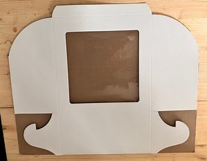 10-inch Window Cake Box: White Craft Board, Pack of 3 - Etsy UK