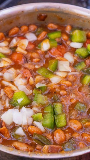 @the rv atlas shares the story behind his childhood favorite as he recreates his grandfather’s classic franks and beans with an elevated twist. Cooking on the Blackstone camping setup, he builds the dish with bacon, peppers, onions, and his secret trio of ingredients. This episode is a heartfelt tribute to memories at the beach house and the man who inspired the meal. Watch the full video on our YouTube channel. Ingredients 1 can baked beans 1 green pepper, diced 1 onion, diced 3–4 slices thick-