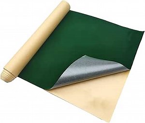 Self-Adhesive Velvet Fabric,DIY Sewing Flocked Fabric Material,17.7 by 100 Inches (Emerald)