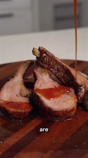 This sweet and smoky 4 Rib Rack is perfect for Sunday dinner with the family! Recipe: Ingredients - 4 rib rack - ½ cup honey - 2 chipotle peppers in adobo sauce, minced or blended - 1 tbsp adobo sauce - 1 lime, juiced - 2 tbsp Cajun honey rub Honey Chipotle Glaze - ½ cup honey - 2 chipotle peppers in adobo sauce 1 tbsp adobo sauce - 1 tbsp lime juice - 1 tbsp Cajun honey rub Steps: 1) Combine glaze ingredients, simmer until smooth, strain, and set aside. 2) Coat the rib rack in half the Cajun ho