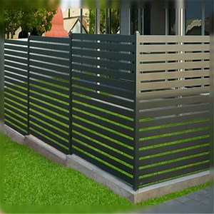 [Hot Item] Aluminium Slat Fencing Screening Horizontal Slat Fencing Gate Slat Fence Panels