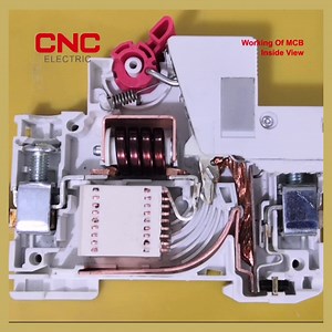 Miniature circuit breaker Overload protection:If the circuit is overloaded for a long time, the bi-metallic strip becomes overheated and deformed. | CNC Electric