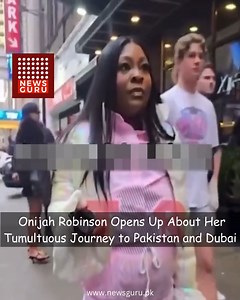 Onijah Andrew Robinson, the American woman who traveled to Pakistan...