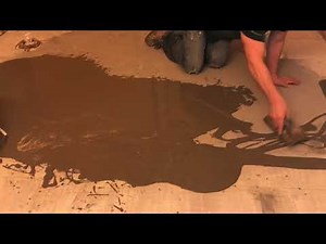 How to level a floor with ez level underlayment self leveling mix 2- 2