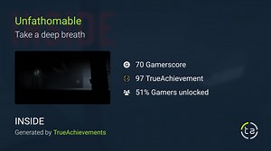 Unfathomable achievement in INSIDE