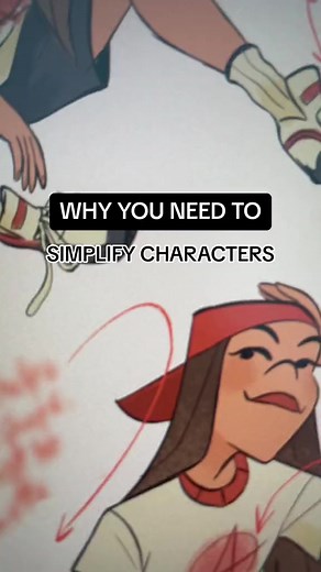 why you NEED to simplify character designs in #animation | Art of Jackie Droujko