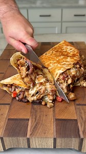 Hot Honey Ranch Chicken Quesadilla | Burnt_Pellet_BBQ