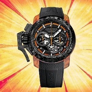 A clean chronograph reminiscent of strength and simplicity. The @graham1695 Chronofighter Superlight Carbon Orange 🟠. Available at @hanifjewellers .. For watches price and other queries, kindly WhatsApp us on: 92300 0701661 .. @hanifwatches #HanifJewellers #HanifWatches #Chronofighter #grahamwatches #graham #love #passion #yellow #Jewellersofthenation | Libas Now