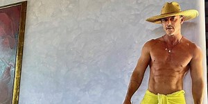 Luke Evans Is Looking More Ripped Than Ever in a Shirtless Photo