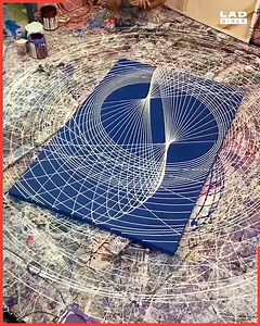 746K views · 6K reactions | Pendulum painting is so trippy!  | LADbible Australia | Facebook