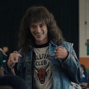 Stranger Things Eddie Munson necklace or keychain, silver or dark engraved