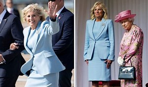 Joe Biden and Jill meet the Queen at Windsor Castle