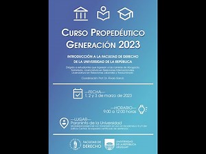 Curso Propedéutico - Generación 2023. (Tercer día)