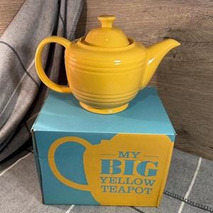 Preloved Jamie Oliver My Big Yellow Teapot Jme at Home Collection | Large 1.5 Litre Daily Stoneware Kitchenalia | Happy Sunshine Brew Cuppas - Etsy UK