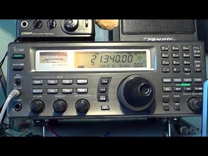 Tuning the 15 meters amateur radio band 1700 UTC