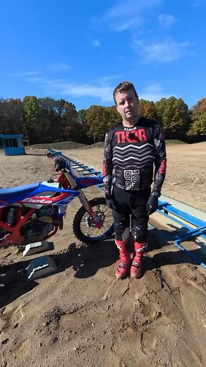 Picking and prepping a start gate is very important. I like to be on the inside, if you are in a tie and have the inside most times you will have the position. Some riders are great at sweeping from the outside, but mainly the straightest shot and just to the inside of your competition is a good rule of thumb. In my opinion prepping the gate level with the bar is the most important part. If the rut can’t be filled with good, firm dirt because the dirt is dry and silty this may not be the best ap