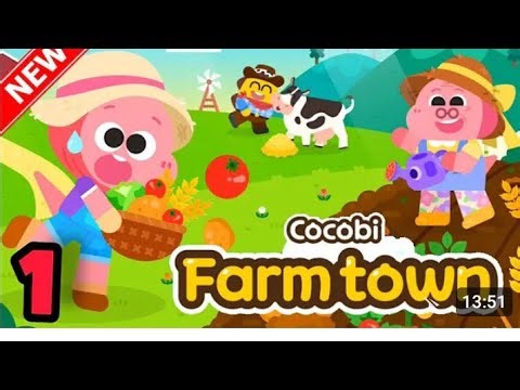 Cocobi is a good farmer | cocobi grown potatoes 🍠 tomatoes 🍅 chili🌶️ | cocobi farm town #