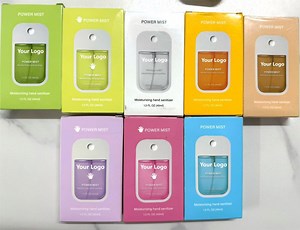 [Hot Item] Your Logo Wash Hand Hydrating Fragrance Travel Hand Sanitizer Spray for Gifts