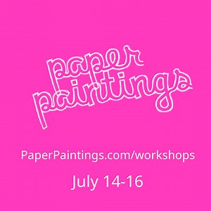 Gel print collage paper, sketch, paint, rip and glue! Be inspired by fresh flowers… Fabulous Florals! | Paper Paintings Collage Artwork