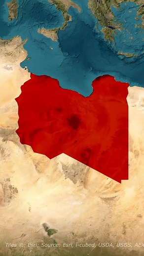 Why Does 90% of Libya Have No People #geography #GeographyFacts #Map #mapping #geo | planetshape2