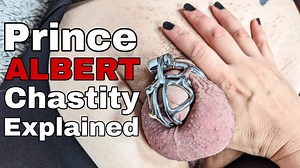 Permanent Chastity Device Cage Prince Albert PA Piercing Explained Putting On Taking Off H*** Femdom | Clips4sale