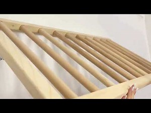 Folding Wood Laundry Drying Rack