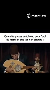 3.1M views · 58K reactions | Quand tu passes au tableau pour l’oral de maths et que t’as rien préparé !  Si tu veux être prêt pour ton prochain exam (ou simplement te remettre à niveau), il est grand temps de débloquer ton plein potentiel en téléchargeant notre appli ! (lien de téléchargement en bio) !  #meme #maths #mathmeme #humour #bac #brevet #lycée #rentréescolaire #rentrée2024 #mathématiques #mathflow #calcul #fyp #foryou #fypp #pourtoi | Mathflow | Facebook