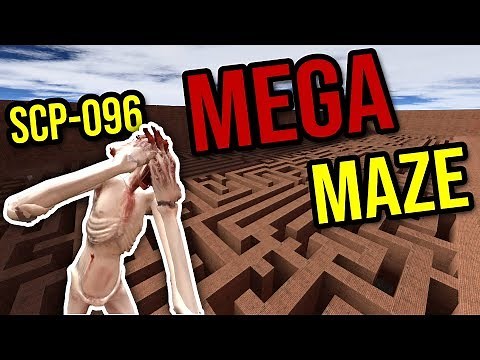 SCP-096 IN THE BIGGEST MAZE IN GMOD! (gmod scp)