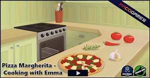 Pizza Margherita - Cooking with Emma - Jouer gratuitement à PacoGames.com!