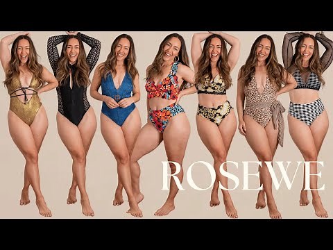 SWIM! Curvy+Midsize 8/10 Try-On Haul with Rosewe