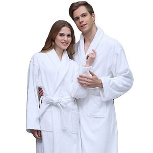 [Hot Item] Fluffy Terry Towelling Bathrobe for SPA Terry Hotel Bath Robe