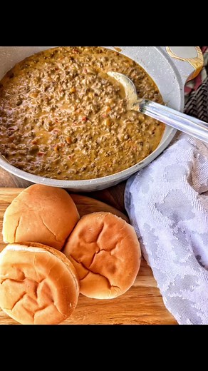 Cheesy Sloppy Joes, recipe linked in comments. | The Tipsy Housewife